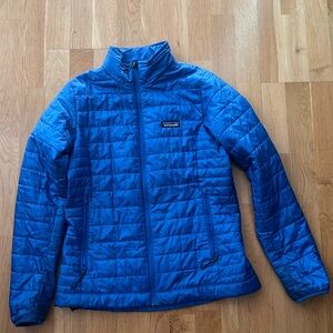 Blue Patagonia Women’s Nano Puff Jacket Size M